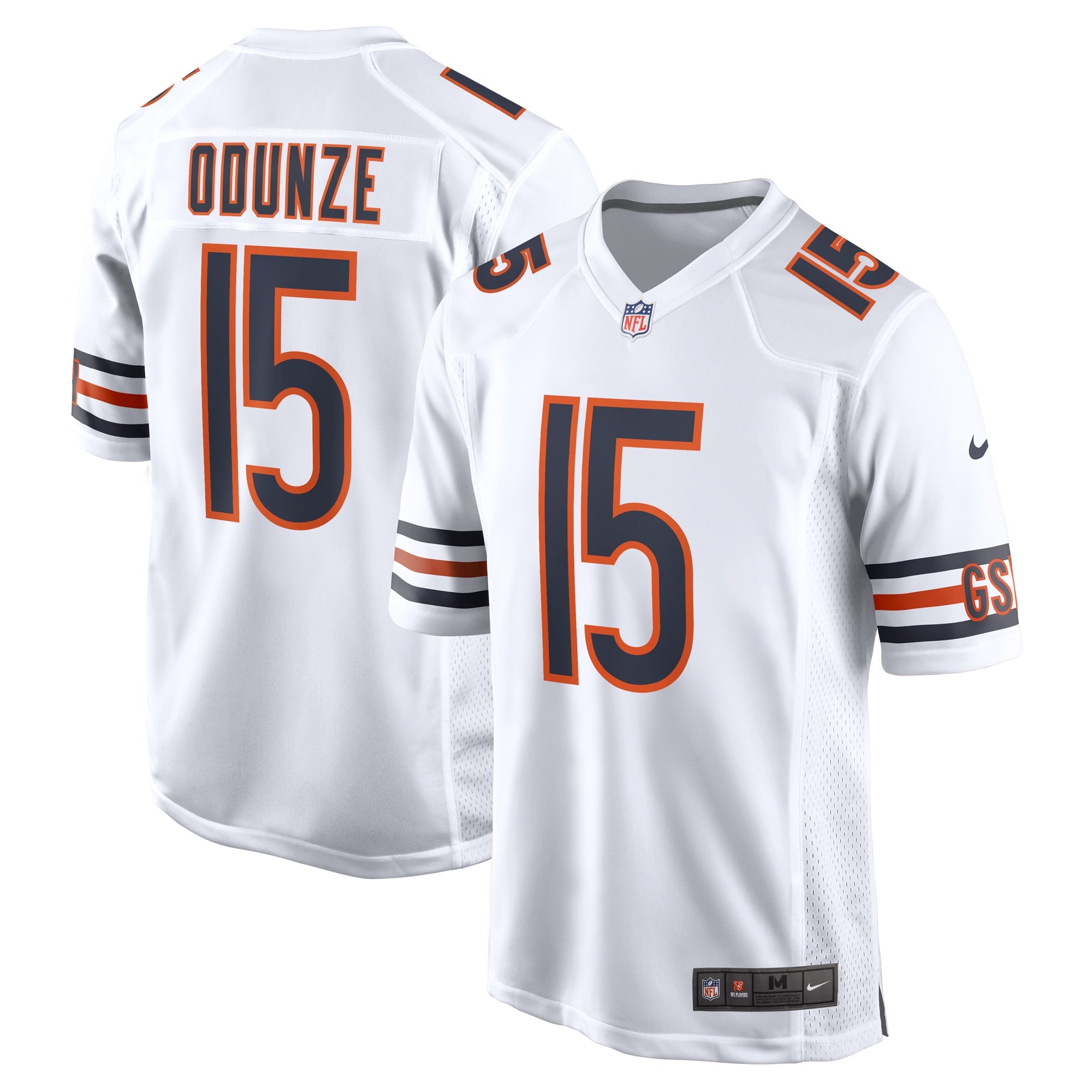 Rome Odunze Chicago Bears Nike Alternate Game Jersey - Orange/White - Image 6