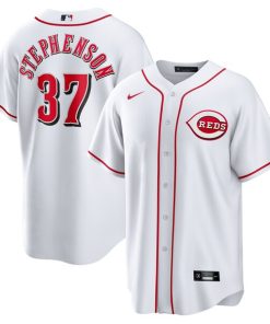 Tyler Stephenson Cincinnati Reds Nike Home Replica Jersey - White