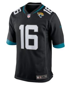 Alternative view of Trevor Lawrence Jacksonville Jaguars Nike Alternate Game Jersey - Black
