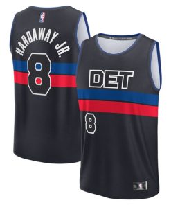Tim Hardaway Jr. Detroit Pistons  Youth Fast Break Player Jersey - Statement Edition - Black