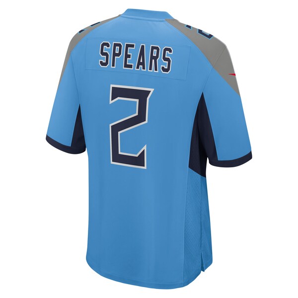 Tyjae Spears Tennessee Titans Nike Team Game Jersey - Light Blue/Navy - Image 4