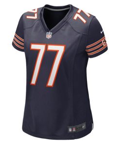 Alternative view of Red Grange Chicago Bears Nike Women's Retired Player Jersey - Navy
