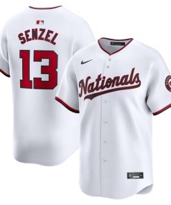Nick Senzel Washington Nationals Nike Home Limited Player Jersey - White