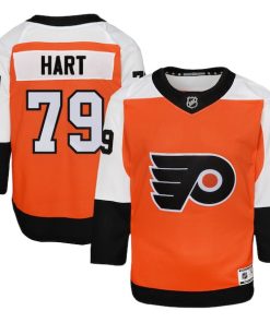 Carter Hart Philadelphia Flyers Youth Home Premier Player Jersey - Burnt Orange