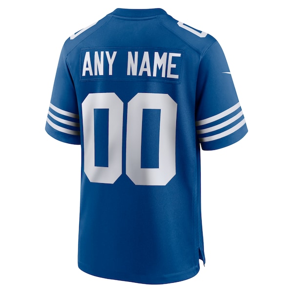 Indianapolis Colts Nike Alternate Custom Jersey - Royal - Image 3