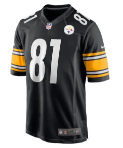 Alternative view of Scotty Washington Pittsburgh Steelers Nike  Game Jersey -  Black