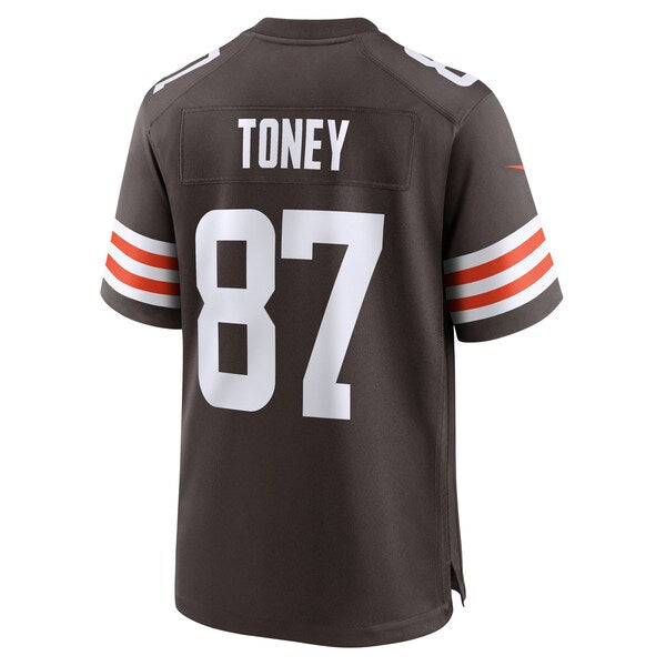 Kadarius Toney Cleveland Browns Nike Team Game Jersey - Brown - Image 3