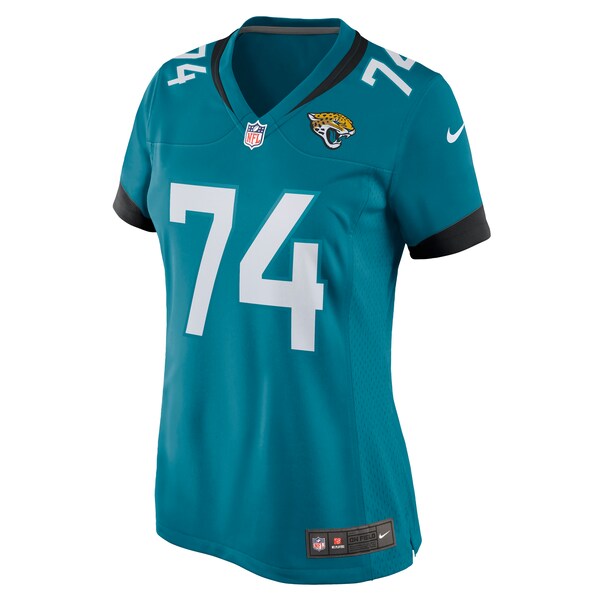 Cam Robinson Jacksonville Jaguars Nike Women's Game Jersey - Teal/Black - Image 3