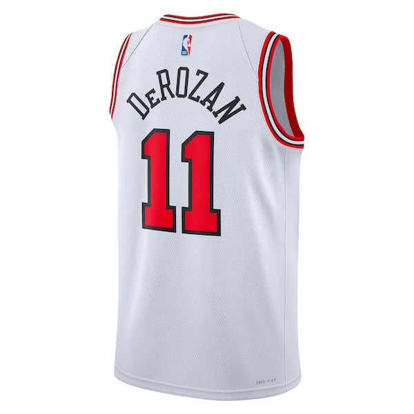 DeMar DeRozan Chicago Bulls Nike Unisex 2022/23 Swingman Player Jersey White - Association Edition - Image 3