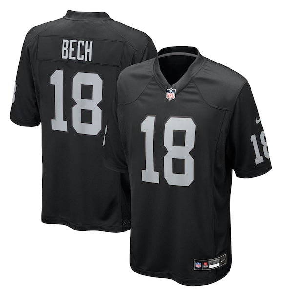 Jack Bech Las Vegas Raiders Nike Team Game Jersey - Black