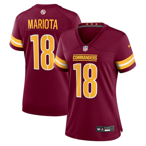 Marcus Mariota Washington Commanders Nike Women's Game Jersey - Burgundy