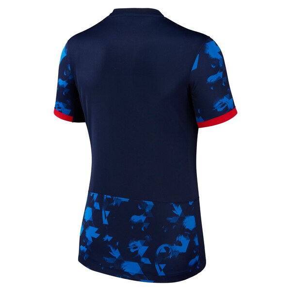 Netherlands Women's National Team Nike Women's 2023 Away Stadium Replica Jersey - Blue - Image 3