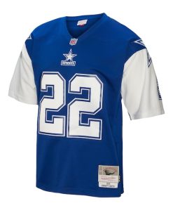 Alternative view of Emmitt Smith Dallas Cowboys  1995 Legacy Replica Jersey - Royal