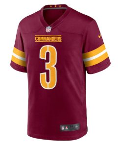 Alternative view of Byron Pringle Washington Commanders Nike  Game Jersey -  Burgundy