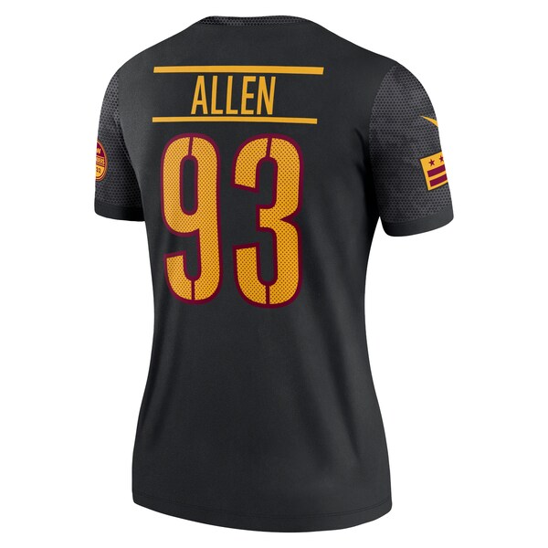 Jonathan Allen Washington Commanders Nike Women's Alternate Legend Jersey - Black - Image 3