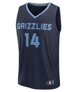 Alternative view of Zach Edey Memphis Grizzlies  2024 NBA Draft Fast Break Player Jersey - Icon Edition - Navy