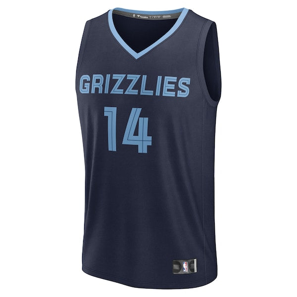 Zach Edey Memphis Grizzlies Youth 2024 NBA Draft Fast Break Player Jersey - Icon Edition - Navy - Image 2