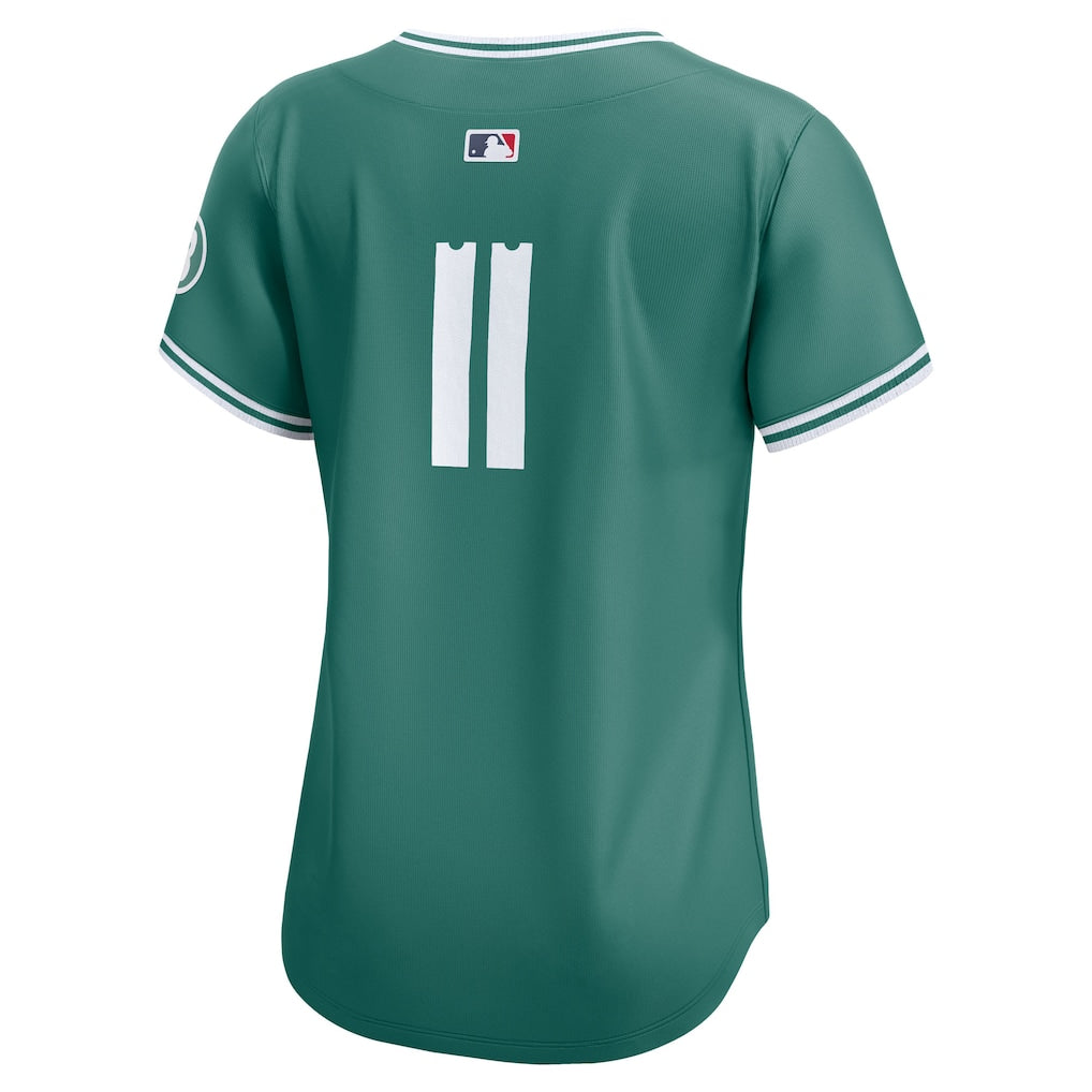 Rafael Devers Boston Red Sox Nike Women's 2025 City Connect Limited Jersey - Green - Image 3