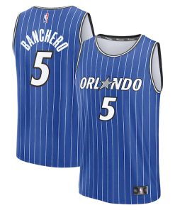 Alternative view of Paolo Banchero Orlando Magic  Youth Fast Break Replica Player Jersey - Icon Edition - Blue/Black