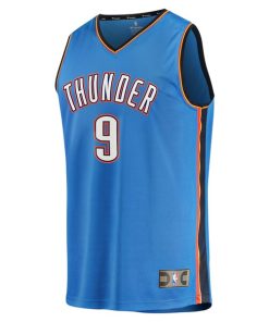 Alternative view of Alex Caruso Oklahoma City Thunder  Youth Fast Break Replica Player Jersey - Icon Edition - Blue
