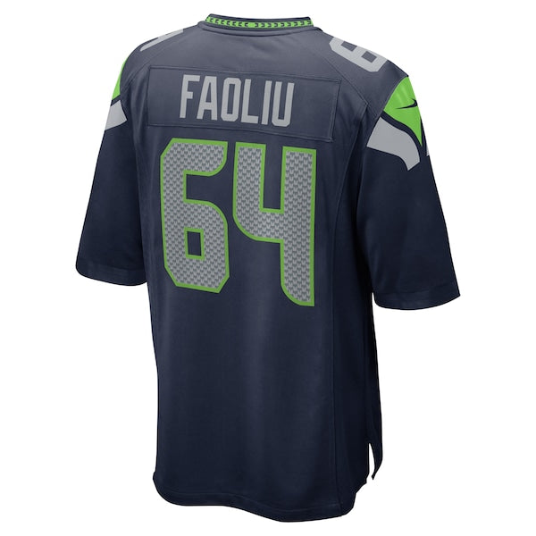 Austin Faoliu Seattle Seahawks Nike Game Jersey - College Navy - Image 3
