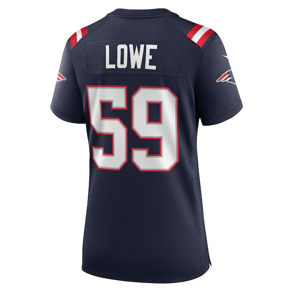 Vederian Lowe New England Patriots Nike Women's Team Game Jersey - Navy - Image 3