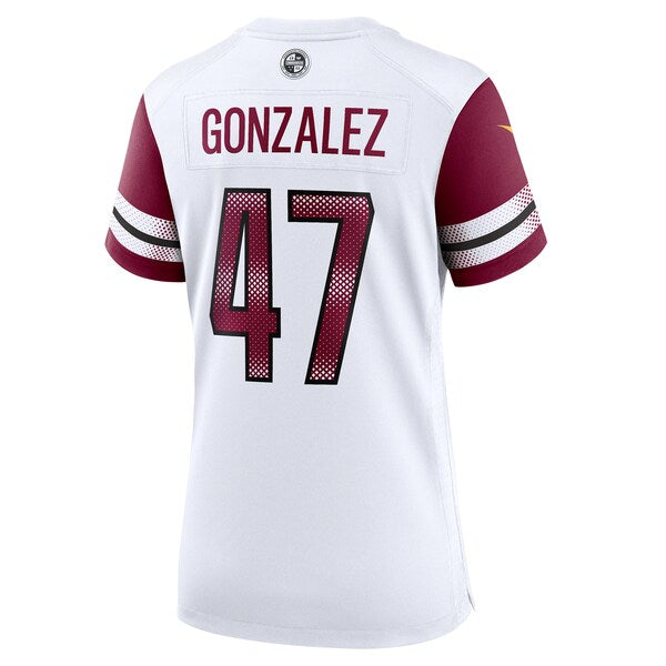 Zane Gonzalez Washington Commanders Nike Women's Game Jersey - White - Image 3