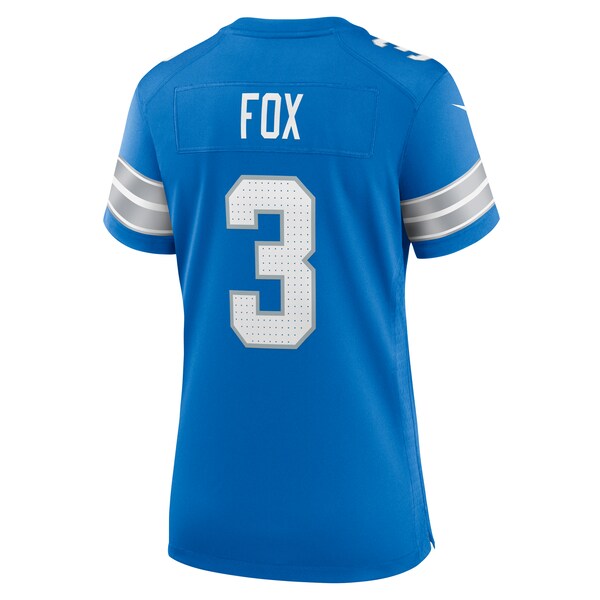 Jack Fox Detroit Lions Nike Women's Team Game Jersey - Blue - Image 3