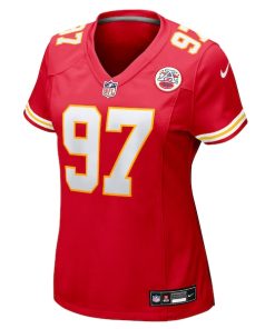 Alternative view of Ashton Gillotte Kansas City Chiefs Nike Women's Team Game Jersey -  Red