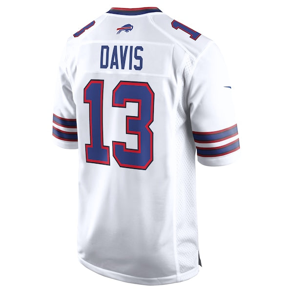Gabe Davis Buffalo Bills Nike Game Player Jersey - White - Image 3