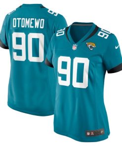 Esezi Otomewo Jacksonville Jaguars Nike Women's  Game Jersey -  Teal