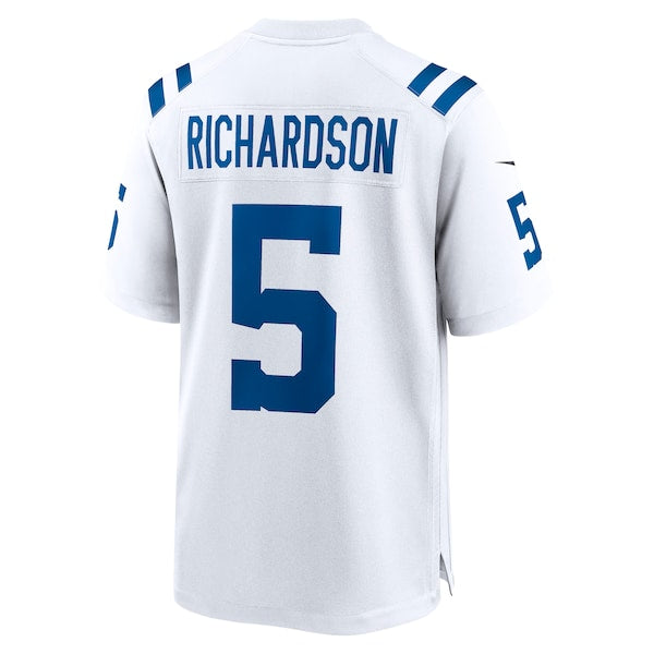 Anthony Richardson Indianapolis Colts Nike 2023 NFL Draft First Round Pick Game Jersey - White/Blue/Royal - Image 6