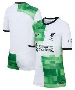 Liverpool Nike Youth 2023/24 Away Replica Jersey - White