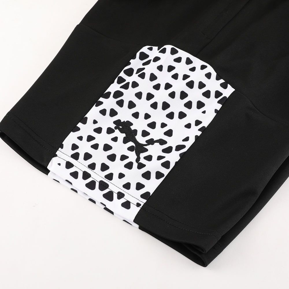 Puma Short Sleeve Training Jersey Set-PD02- Black/White - Image 8