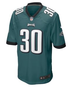 Alternative view of Justin Evans Philadelphia Eagles Nike Game Player Jersey - Midnight Green