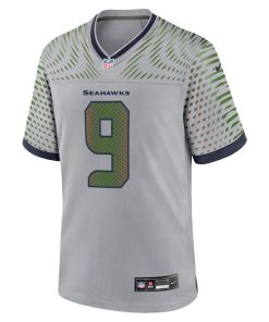 Alternative view of Kenneth Walker III Seattle Seahawks Nike 2025 Rivalries Collection Game Jersey - Wolf Gray