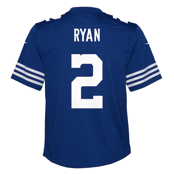 Matt Ryan Indianapolis Colts Nike Youth Alternate Game Jersey - Royal/White - Image 5