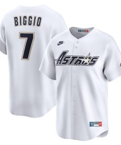 Craig Biggio Houston Astros Nike Throwback Cooperstown Collection Limited Jersey - White
