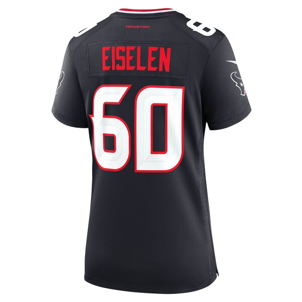 Dieter Eiselen Houston Texans Nike Women's Team Game Jersey - Navy - Image 3