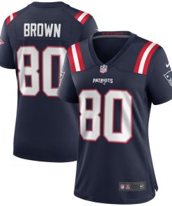 Troy Brown New England Patriots Nike Women's Game Retired Player Jersey - Navy
