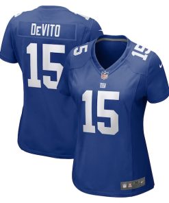 Tommy DeVito New York Giants Nike Women's Player Game Jersey - Royal