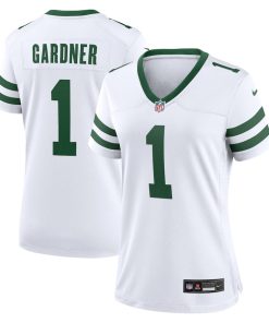 Ahmad Sauce Gardner New York Jets Nike Women's Legacy Player Game Jersey - White