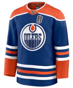 Alternative view of Edmonton Oilers  2025 Stanley Cup Final Home Premium Jersey - Royal