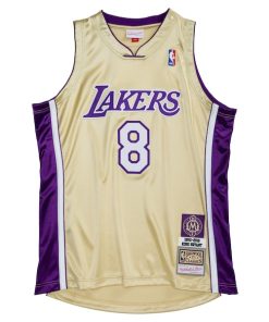 Alternative view of Kobe Bryant Los Angeles Lakers  Hall of Fame Class of 2020 #8 Authentic Jersey - Gold/Purple