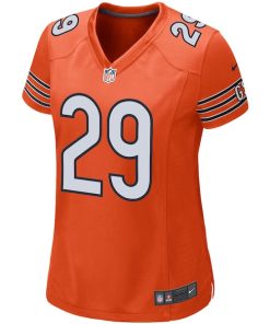 Alternative view of Tarik Cohen Chicago Bears Nike Women's Game Jersey - Orange