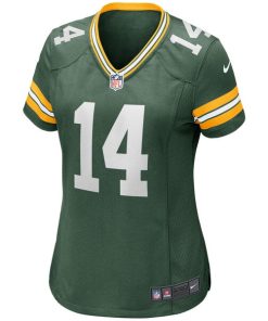 Alternative view of Don Hutson Green Bay Packers Nike Women's Game Retired Player Jersey - Green