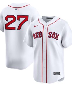 Carlton Fisk Boston Red Sox Nike Home Limited Player Jersey - White