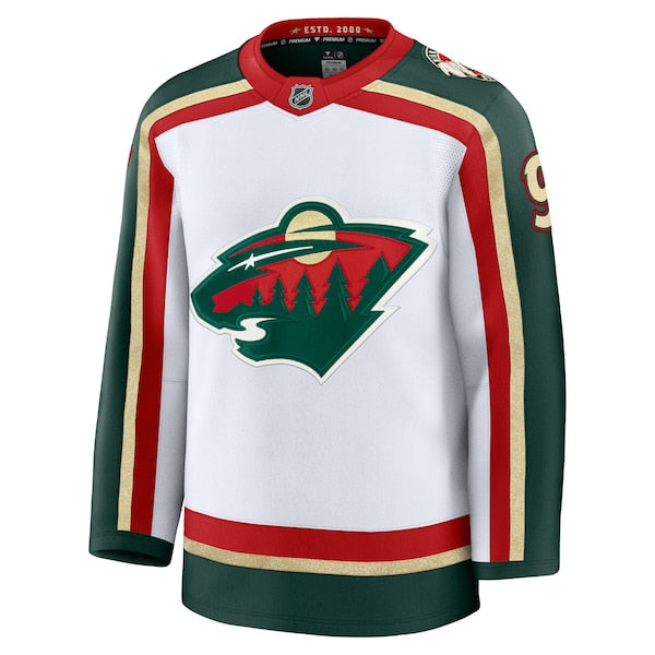 Kirill Kaprizov Minnesota Wild 25th Anniversary Premium Player Jersey - White - Image 2
