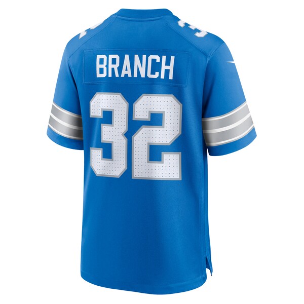 Brian Branch Detroit Lions Nike Game Jersey - Blue/Black - Image 4