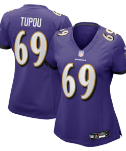 Josh Tupou Baltimore Ravens Nike Women's Team Game Jersey -  Purple